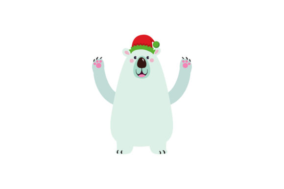 Bear Merry Christmas Vector: A Festive Graphics and Illustrations Asset