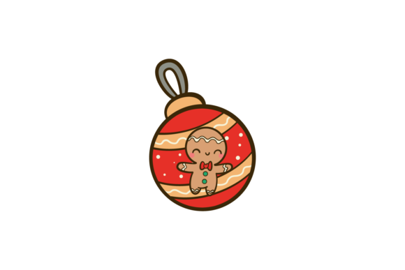 Christmas Ball Gingerman Svg: A Festive Graphics Delight
