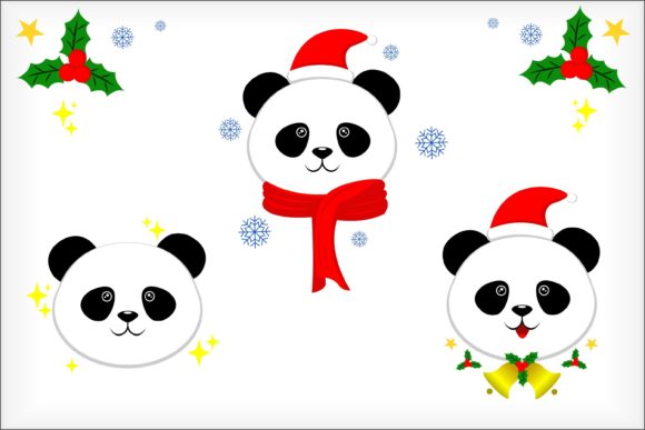 Christmas Cute Panda: A Charming Addition to Your Embroidery