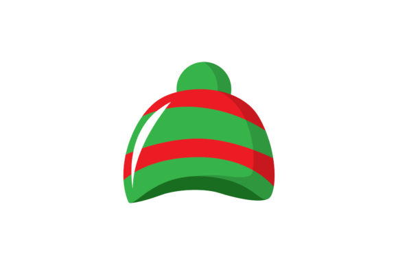 Christmas Hat Holiday Decoration: A Festive Embroidery Design