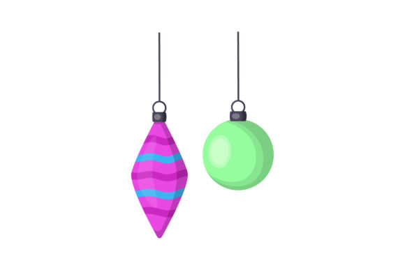 Christmas Holiday Ball Decoration: A Versatile Graphic for Creative Projects
