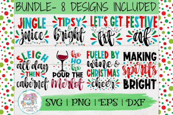 Christmas Spirits SVG Bundle: A Festive Graphics and Illustrations Collection
