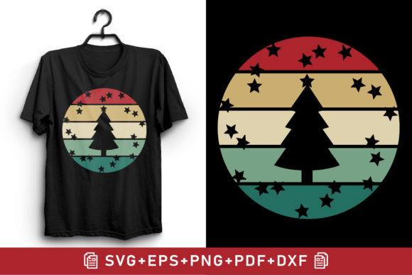 Retro Vintage Merry Christmas: A Festive Graphics and Illustrations Asset