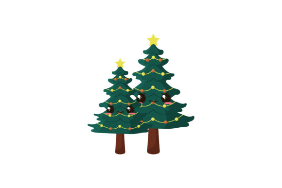 Trees Christmas Decoration: A Versatile Graphics and Illustrations Asset